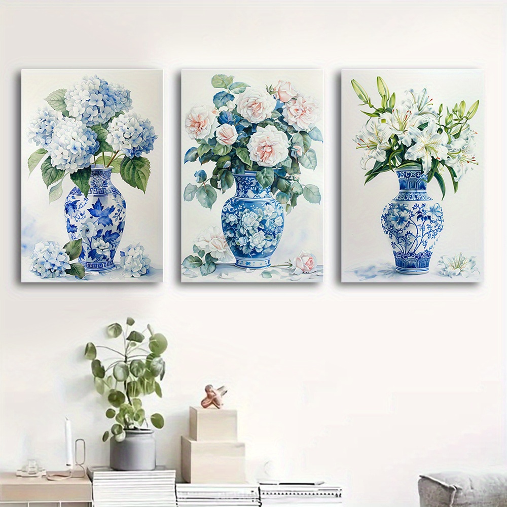 Abstract Canvas Set - (Bez ramy) Zestaw 3 dekoracyjnych obrazów