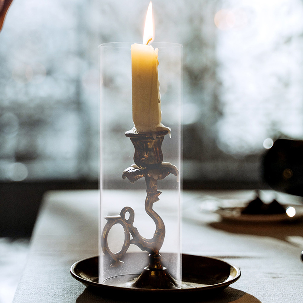 Przezroczysty, szklany, wiatro – Candle Holder Decor recenzja i cena