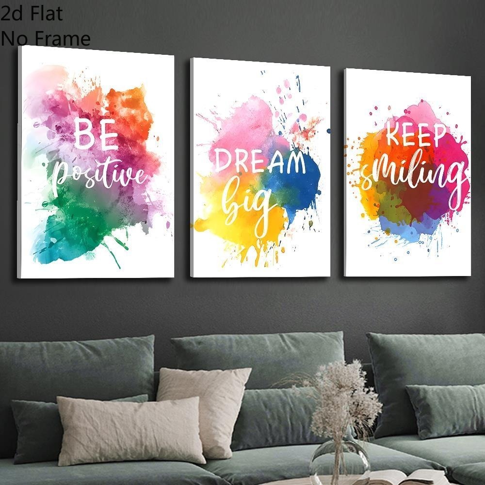(Noframe 3PCS)-2D Flat, 2D Fla – Abstract Canvas Set recenzja i cena