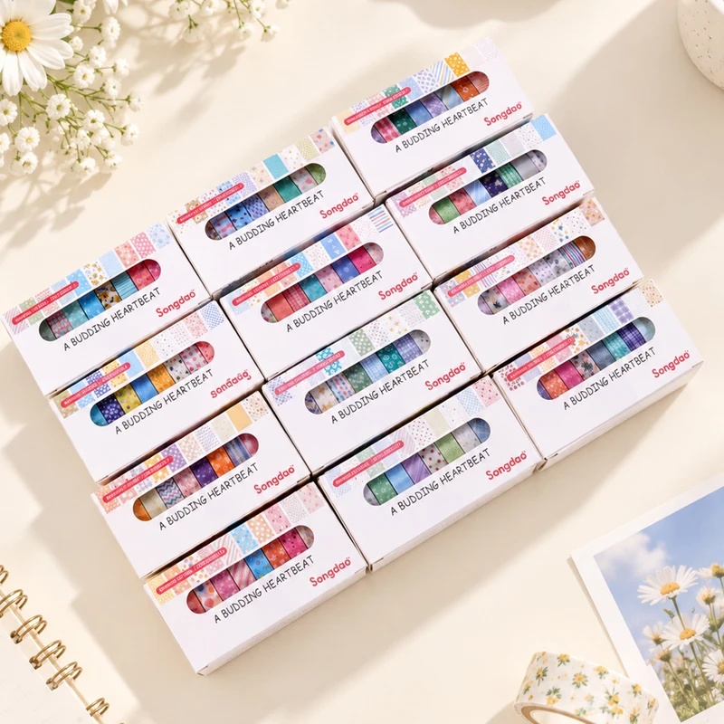 10 rolek taśmy washi w pastelo – Wall Sticker recenzja i cena