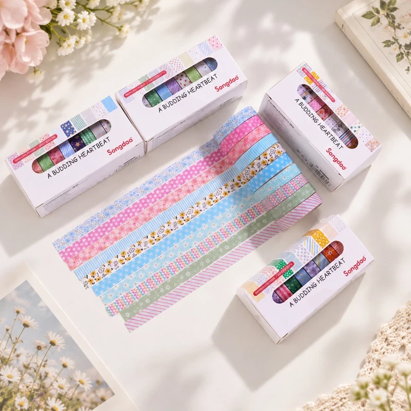 10 rolek taśmy washi w pastelo – Wall Sticker recenzja i cena