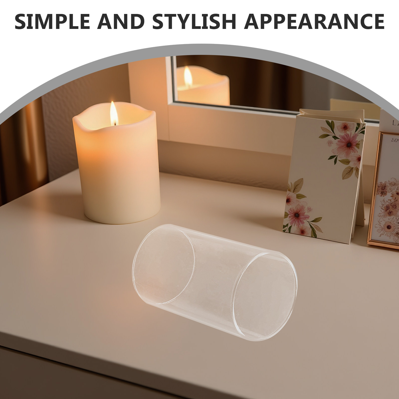 Przezroczysty, cylindryczny uc – Candle Holder Decor recenzja i cena