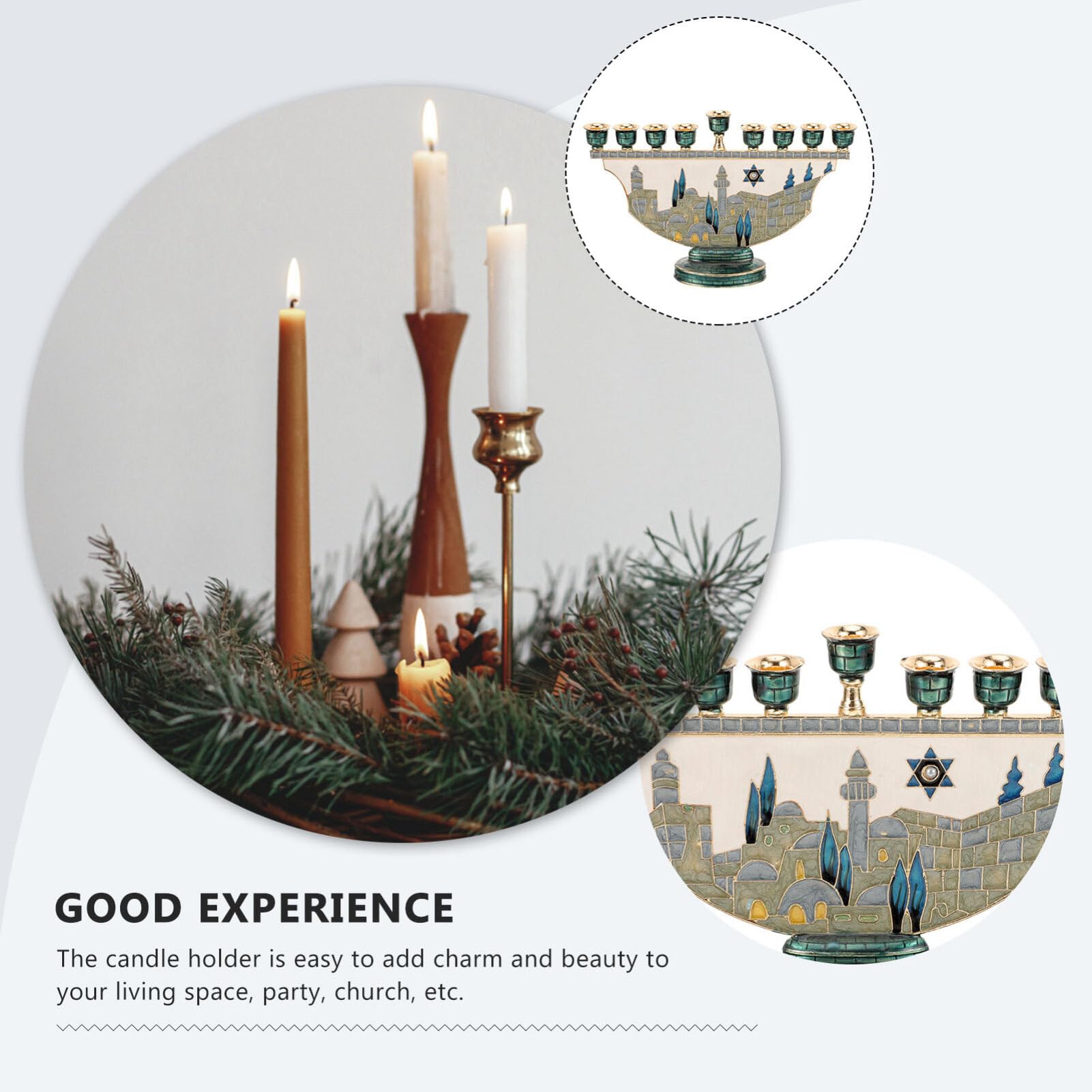 Jerozolimska Menora Świecznik  – Candle Holder Decor recenzja i cena